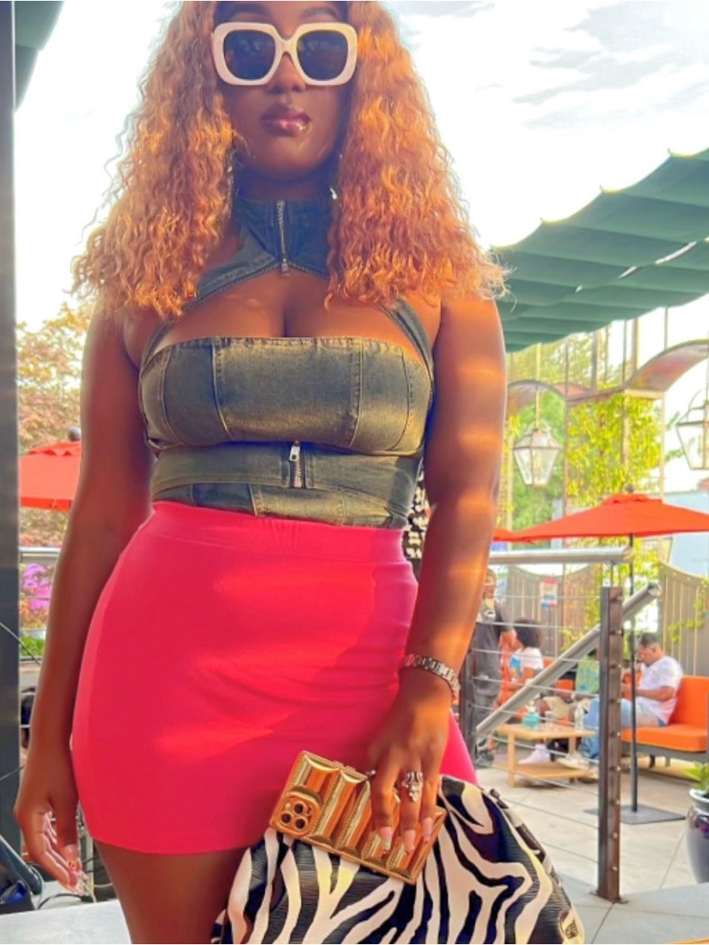 High-Waist Pink Mini Skirt - Women's Sleek Summer Style